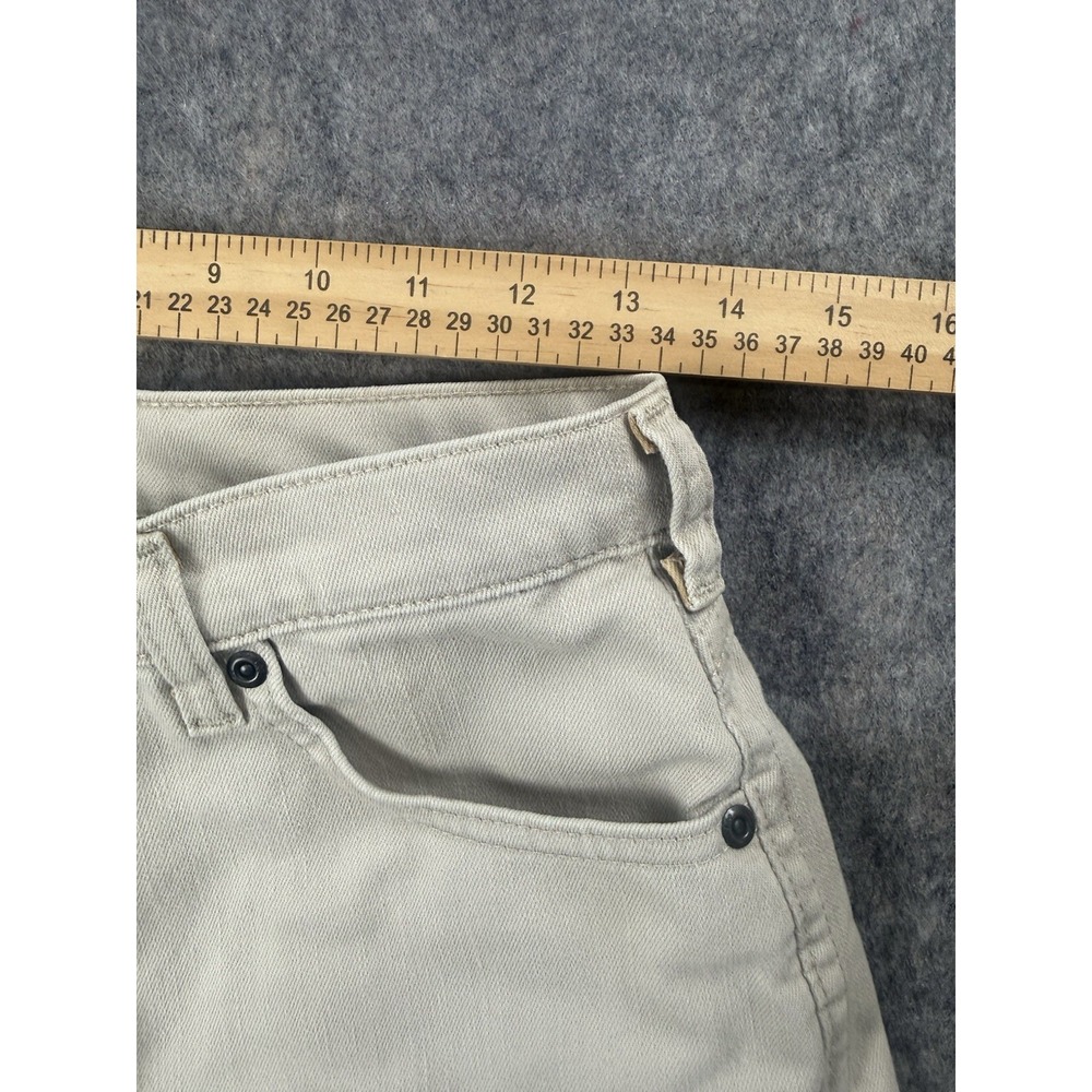 LEE Relaxed At The Waist Straight Leg Khaki Denim Jeans Size 8 Long 5-Pocket - Picture 8 of 8